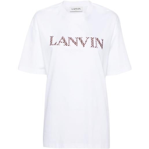 Lanvin t-shirt con applicazione - bianco