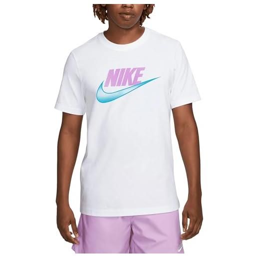 Nike m nsw tee 12mo futura, t-shirt uomo, white, xl