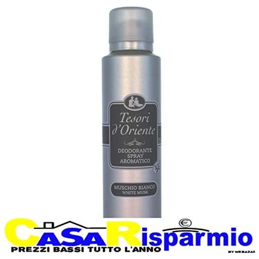 Tesori d´oriente tesori d'oriente deodorante spray muschio bianco 150 ml
