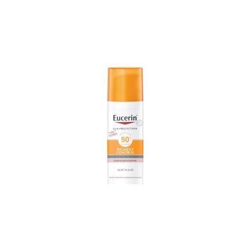 Eucerin sun protection spf50+ pigment control sun fluid trattamento anti macchie 50 ml
