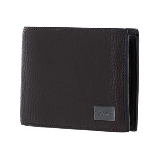 Calvin Klein trifold 10cc wallet dark brown
