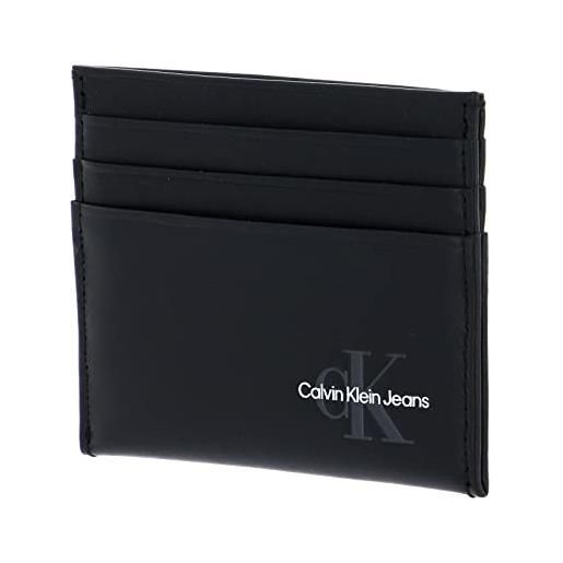 Calvin Klein ckj monogram soft cardholder 6cc black