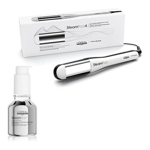 L'oréal professionnel - piastra per capelli steampod 4 con trattamento lisciante 50 ml, taglia unica