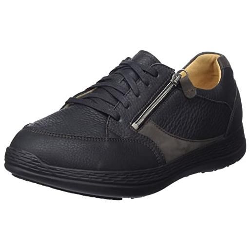 Ganter carlo ludwig-k/l, scarpe da ginnastica uomo, nero espresso, 46.5 eu x-larga