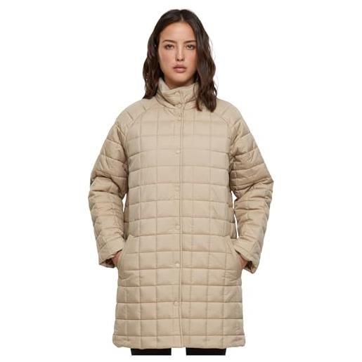 Urban Classics ladies quilted coat giacca, wetsand, xxxl donna
