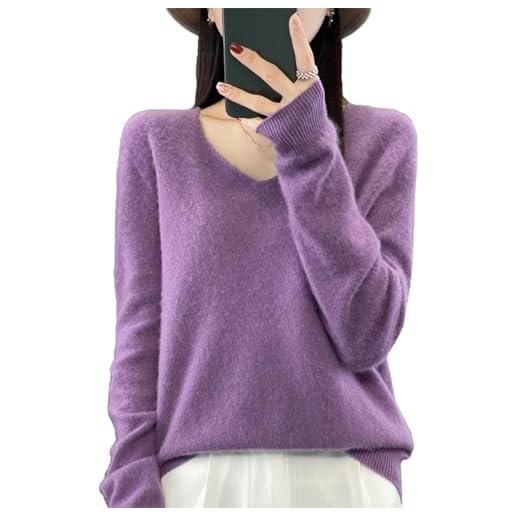 Maglione Donna In Cashmere Merino - Lavorato A Maglia, Morbido E Caldo | Lavabile A Mano - Foto 9