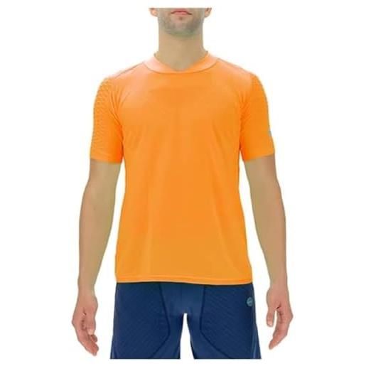 UYN run fit ow sh_sl t-shirt, schiocco arancione, l uomo