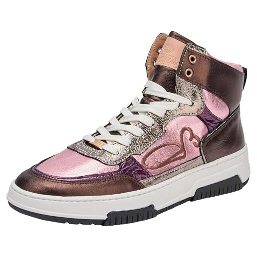 Fred de la Bretoniere yara-sneaker high, scarpe da ginnastica donna, rosa, 40 eu