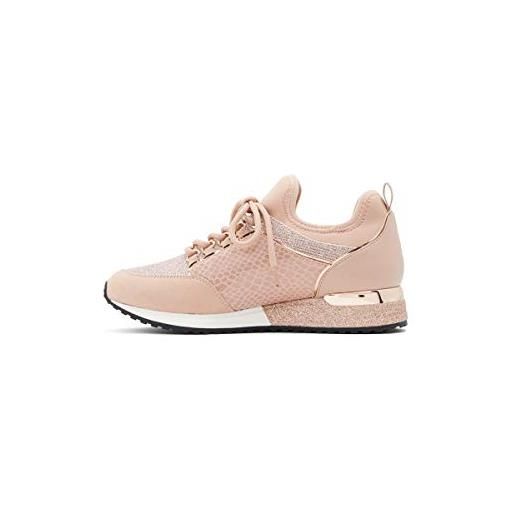 Aldo courtwood, sneaker con lacci alla moda donna, oro rosa, 38.5 eu
