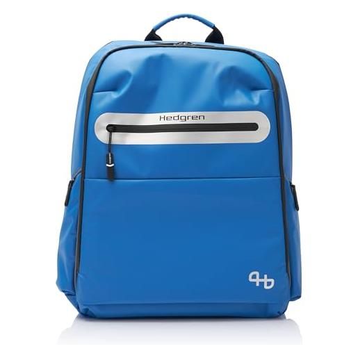 Hedgren 2 comp backpack strong blue taglia unica unisex adulti, blu intenso, taglia unica, casual