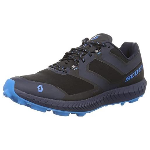 Scott zapatillas supertrac rc 2, scarpe da ginnastica basse unisex-adulto, black midnight blue, 45 eu