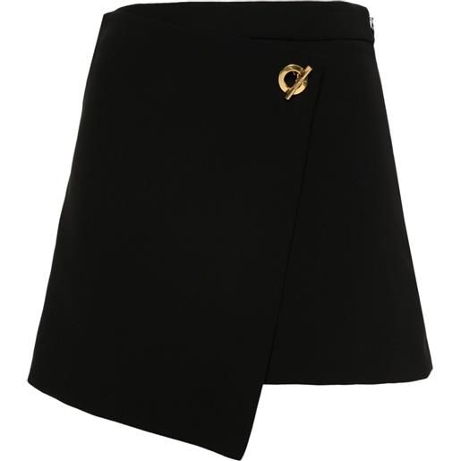 Moschino shorts con logo inciso - nero
