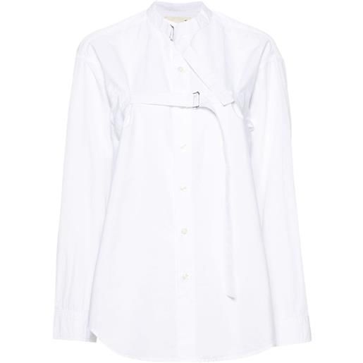 R13 camicia con fibbia - bianco