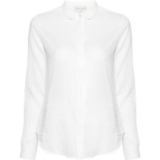 Forte Forte camicia semi trasparente - bianco