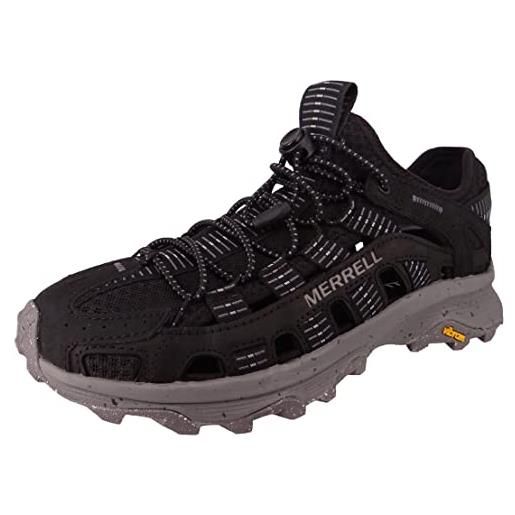 Merrell speed fusion stretch-black, scarpe da ginnastica uomo, nero, 48 eu