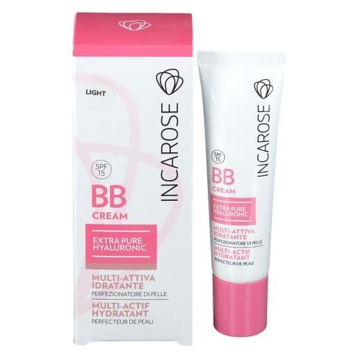 Incarose bb cream extra pure hyaluronic multi attiva idratante spf 15 light 30ml