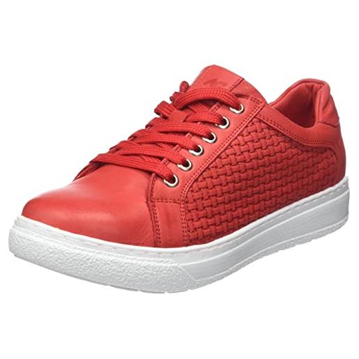 Andrea Conti sneaker da donna, scarpe da ginnastica, colore: rosso, 37 eu
