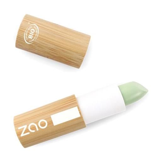 Zao correttore in stick bamboo 499 verde anti-arrossamenti