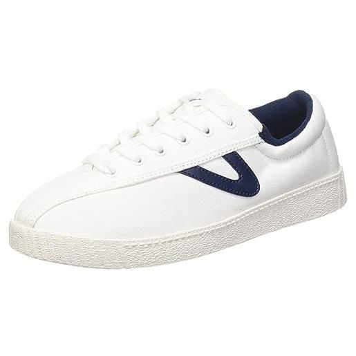 TRETORN, nyliteplus-scarpe da tennis in tela, stile vintage classico donna, bianco blu marino, 40 eu