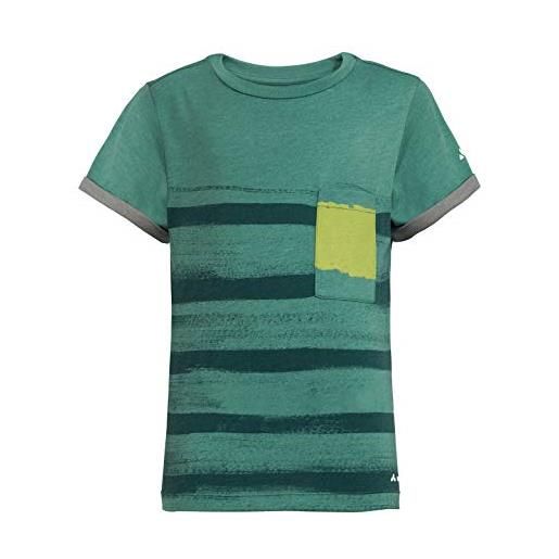 Vaude tammar ii, maglietta da bimbo unisex bambini, nickel green, 134/140