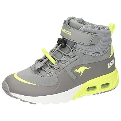 KangaROOS kx-hydro, scarpe da ginnastica unisex-adulto, ultimate grey limetta, 38 eu