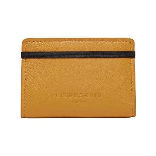Liebeskind basics-porta carte, purse xs donna, giallo otty, extra small (hxbxt 7cm x 10.2cm x 0.7cm)