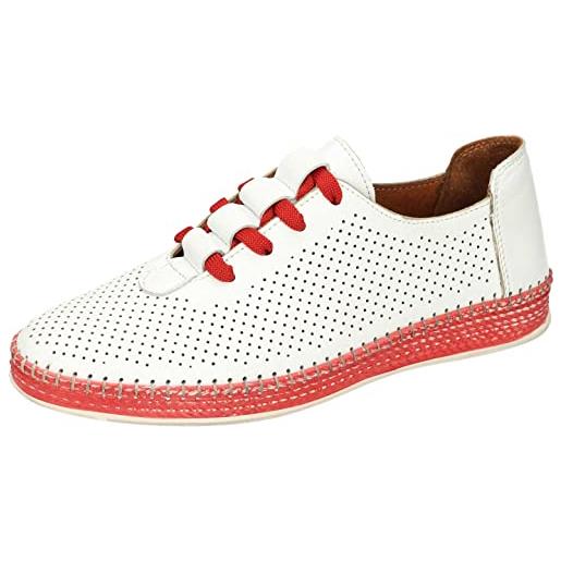 Manitu pantofole da donna, scarpe da ginnastica, colore: rosso, 38 eu