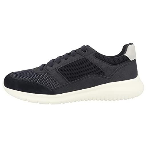 Geox u monreale, scarpe da ginnastica uomo, grigio chiaro, 42 eu