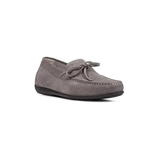 Geox u ascanio, moccasin, blu navy, 41 eu