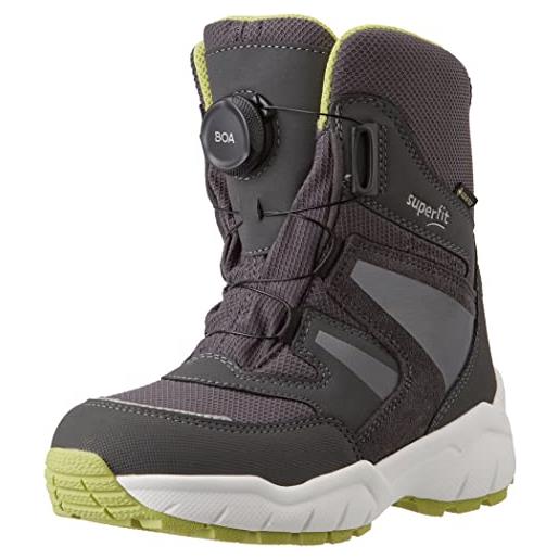 Superfit culusuk 2.0 gore-tex-imbottitura calda, stivali da neve, nero grigio chiaro 0000, 34 eu larga