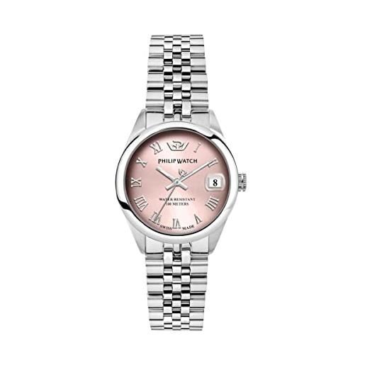 Philip Watch caribe orologio donna, tempo e data, analogico - 39mm