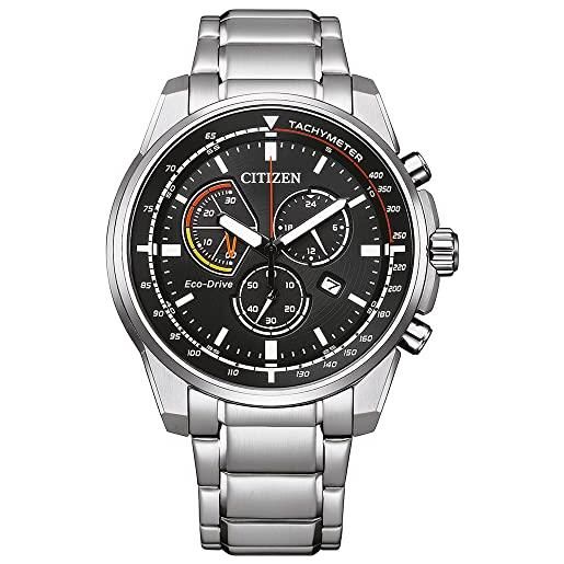 Citizen orologio cronografo eco-drive uomo con cinturino in acciaio inossidabile at1190-87e