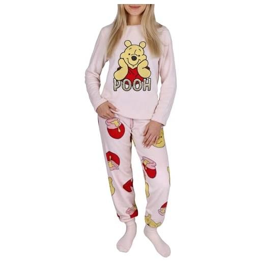 sarcia.eu winnie the pooh disney set regalo: pigiama donna + calzini, pigiama con pantaloni lunghi s