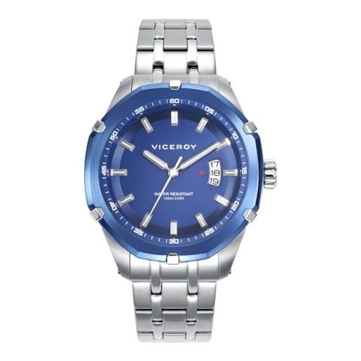 Viceroy - orologio acciaio ip blu bracciale sr va - 46833-37