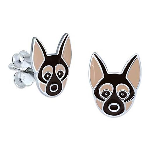 Katy Craig shepherd gifts - orecchini a forma di cane in argento sterling