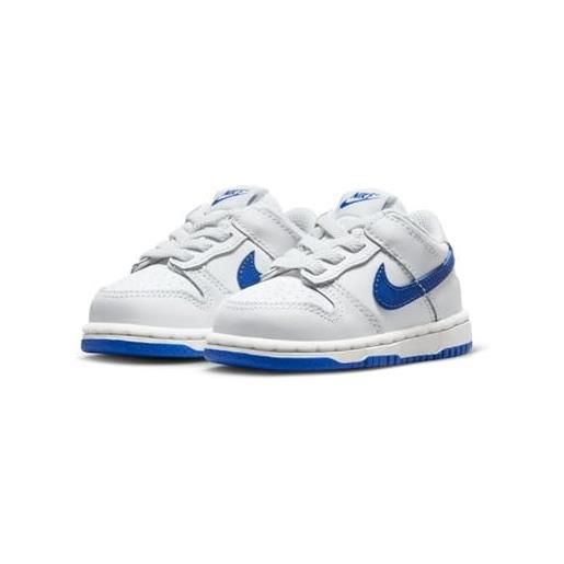 Nike dunk low sneaker bianco da bambino dh9761-105