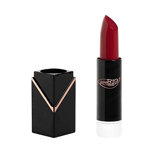 ELLENNE purobio lipstick creamy rosso fragola semi-matte - ecobio cod. 103