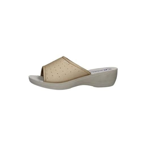 inblu colorati zoccoli aperti, unisex-adulto, platino, 36 eu