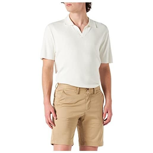 GANT hallden twill shorts, pantaloncini eleganti uomo, beige ( dark khaki ), 31