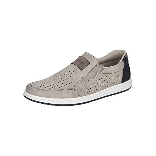 Rieker 18267, mocassino uomo, grau, 43 eu