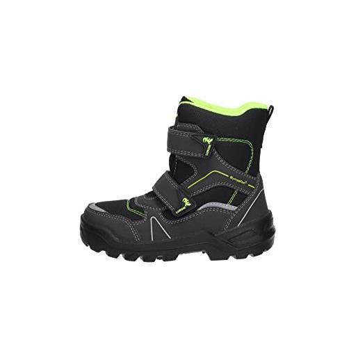 Lurchi kolt-ymex, stivali da neve, black neon yellow, 38 eu larga