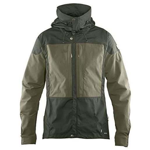 Fjällräven keb jacket m, giacca sportiva, uomo, verde (deep forest/laurel green), m
