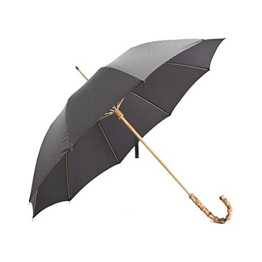 ANIIC ombrello grande ombrello da golf con 10 ossa ombrello di bambù resistente al vento ombrello retro per uomo femmina