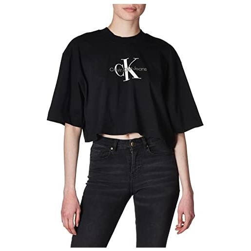 Calvin Klein t-shirt nera da uomo j20j220280-beh