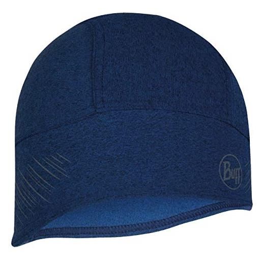 Buff tech - cappello antivento da uomo in pile antivento, uomo, 118100.779.10.00, blu, taglia unica