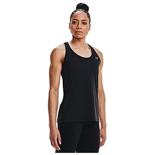 Under Armour tech tank - solid maglia, donna, nero, md