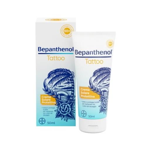 Bepanthenol bayer Bepanthenol tattoo crema solare spf 50+ 50 ml