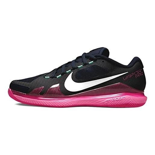 Nike Nike. Court air zoom vapor pro, sneaker uomo, peach cream/white-orange trance, 48.5 eu