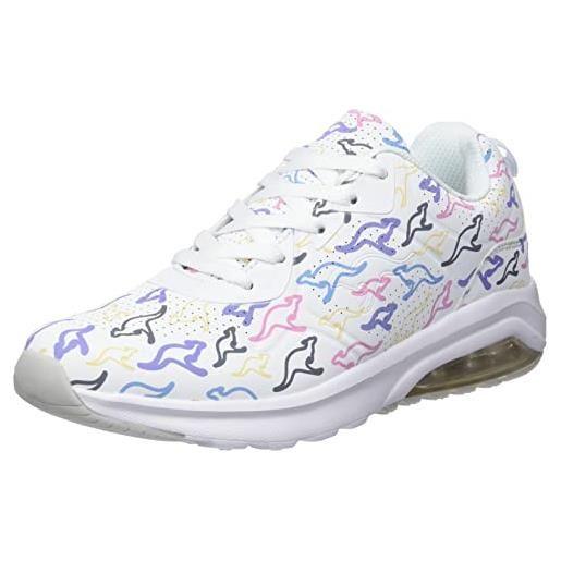 KangaROOS unisex-adulto k-air ora brand scarpe da ginnastica, bianco multicolore, 39 eu