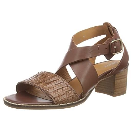 Geox d sozy mid, sandal donna, lt gold, 37 eu